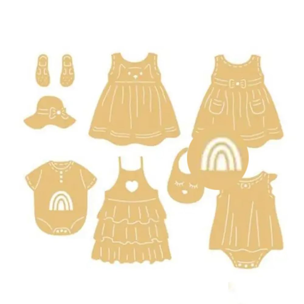 Stencil Fustellati In Acciaio Carbonio - Per Vestiti Infantili, Scrapbooking E Decorazioni - Foto 5