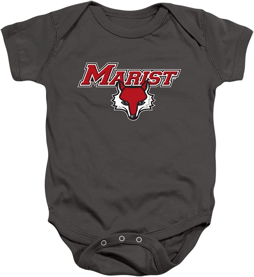 Marist College Official Stacked Unisex Infant Snap Suit for Baby