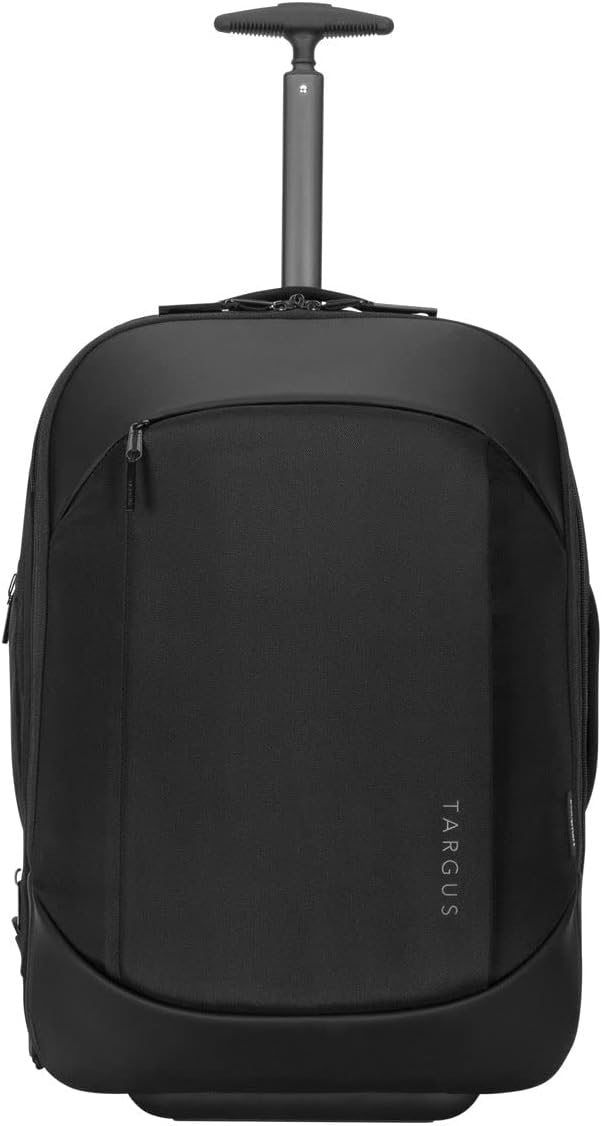 Targus Mobile Tech Traveler EcoSmart Rolling Backpack, Black, 15.6" (TBR040GL)