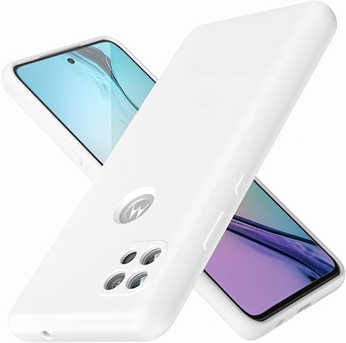 Miniatura 1 de Funda para Moto One 5G Ace 2021 de 6.7 pulgadas, silicona líquida suave protectora y forro de microfibra antiarañazos, a prueba de golpes,