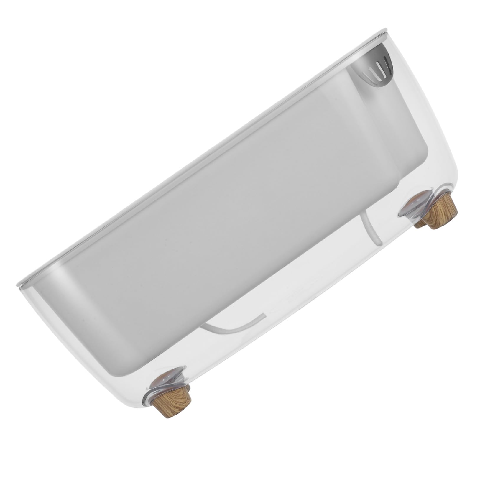 Pot à Arrosage Automatique Transparent en PP Double Couche et Design Auto-irrigant pour Plantes D'intérieur pour Décoration Maison