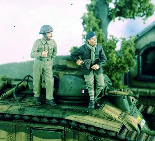 Maquette en résine de soldat français 1/35 pour diorama historique de la WWII