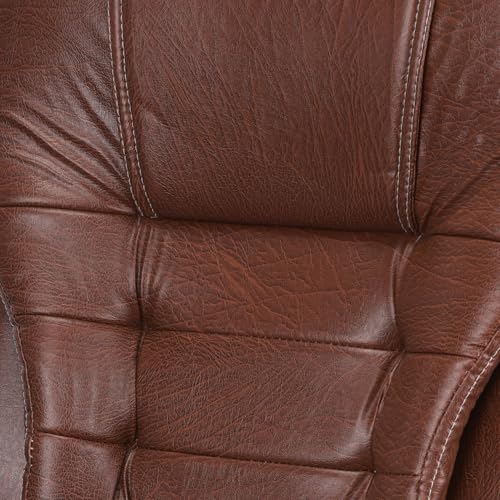 Image of GOYALSON Doctor Ortho Lumbar Support Spine Care High Back Office Executive Boss Black Revolving Chair | Made in India (Rolex Tan)