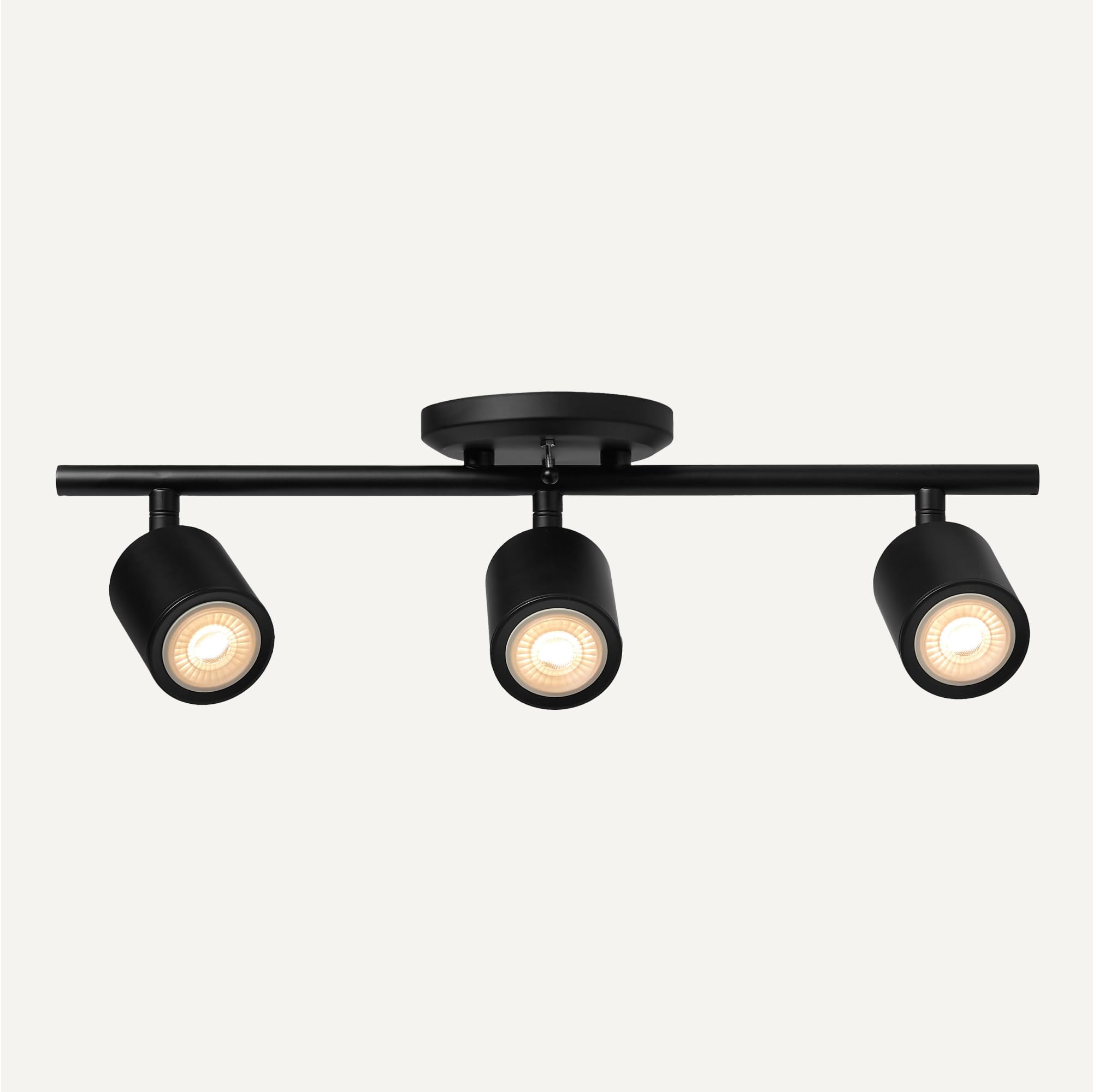 Amazon Basics 3-Light Track Lighting Kits, 50.8 x 12.7 x 17.8 cm, 1 Pack, Black - 5