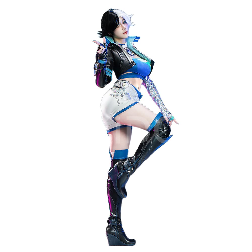 Photo 1 of KIRA KIRA lunaa Snoww Cosplay Costume Doki-SR Full set Seolhee Cosplay outfits Plus Size