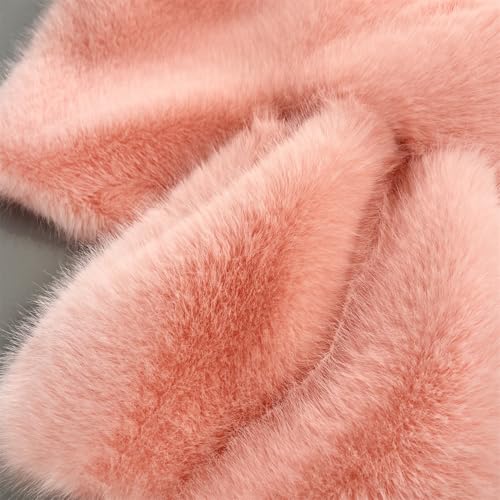 Dikoaina Women's Large Faux Fur Shawl Wraps Stole Cloak Coat Sweater Cape for Evening Party/Bridal/Wedding3
