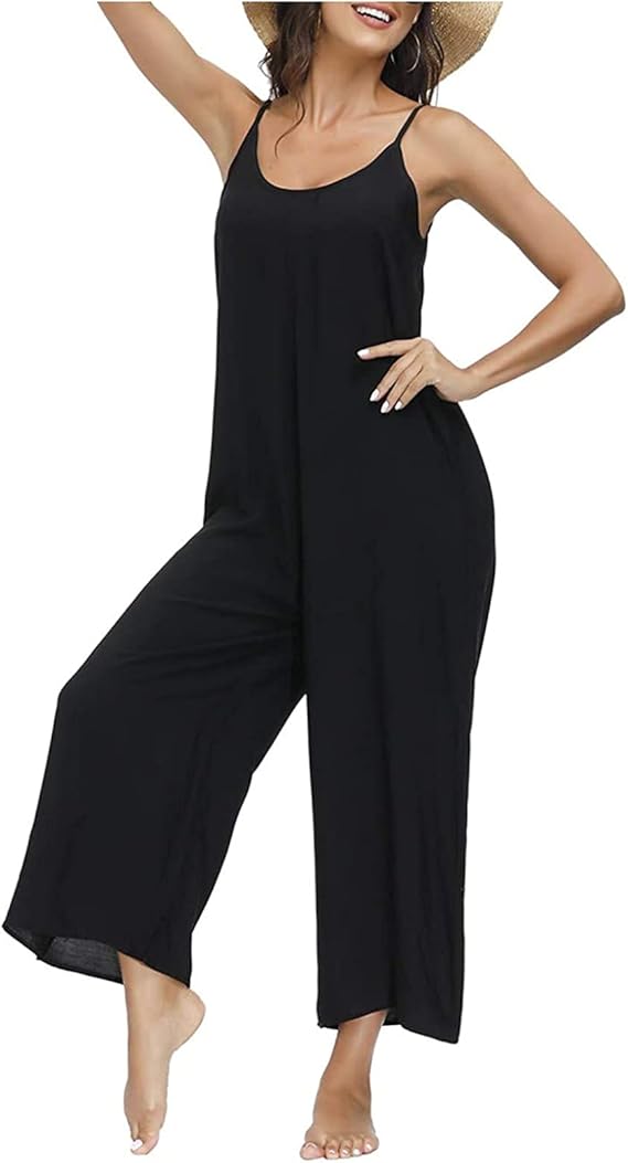 Women's Jumpsuits & Playsuits V Neck Floral Maxi Boho Printed