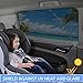 ZATOOTO Car Side Window Sun Shade 4 Pack, Window Shades for Baby Magnetic Mesh Sun Shade Protection from Heat and UV for Sleeping, Camping, Breastfeeding