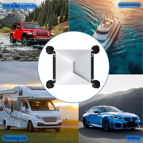 Soporte de antena para coche con ventosa resistente a los rayos UV de 27.5 cm 7