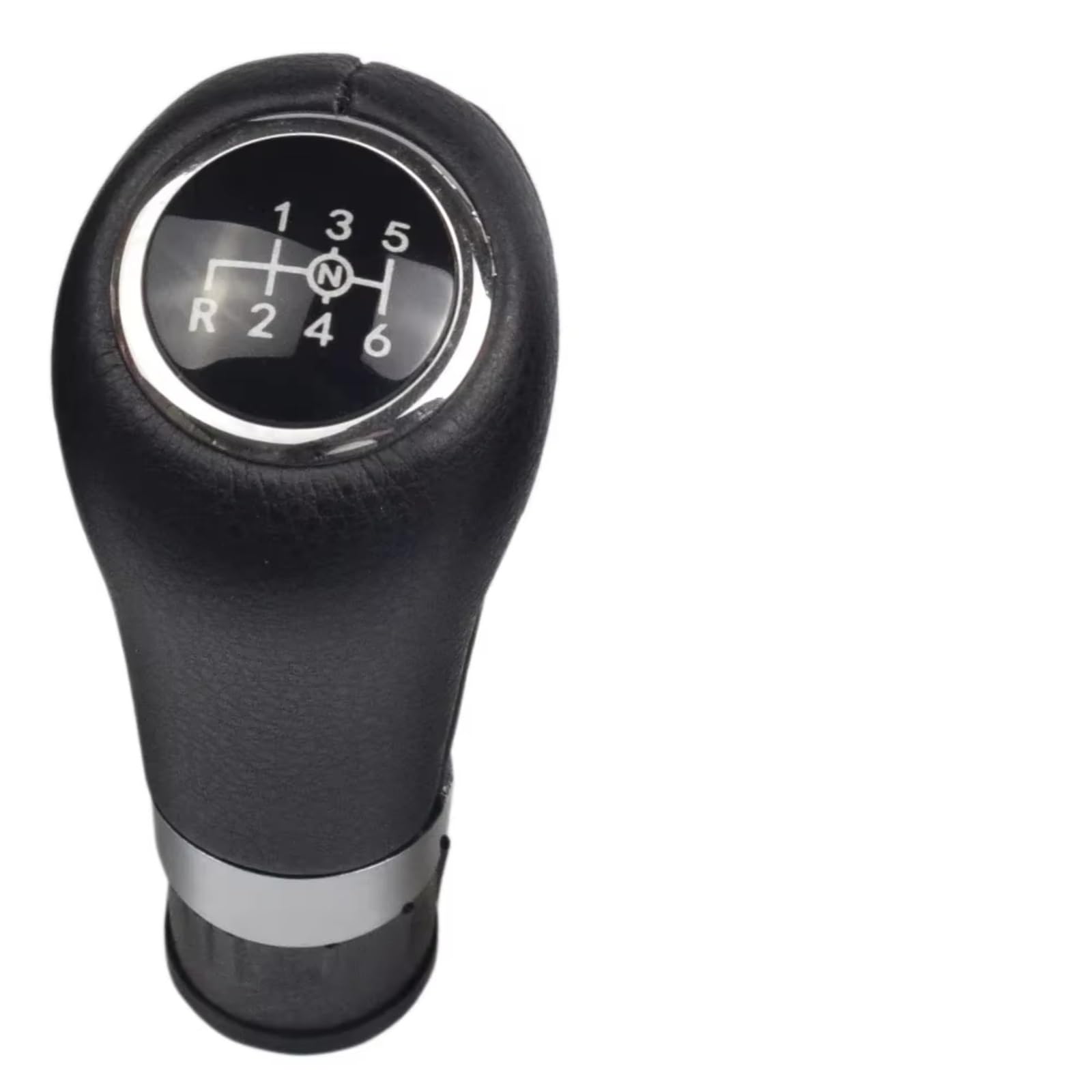 HILLAR Car Gear Stick Knob for Benz W203 S203 CL203 W209 W204 C204 C63 C300 C250 W207 Gear Stick Knob 6 Speed Manual Car Shift(Black-6-Down-14.5)