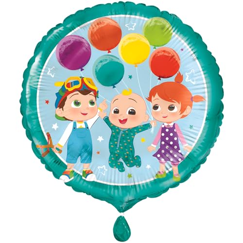 Cocomelon Round Foil Balloon - 18" (1 Pc.) - Easy to Inflate Colo...