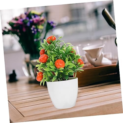 JNKET Crystal Tree with Ceramic Base Money Tree Feng Shui Ornaments Home Office Decor for Wealth and Luck (Yellow)