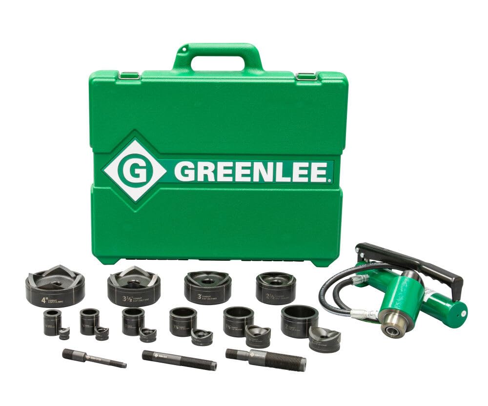 こー Greenlee 7310 Ram and Hand Pump Hydraulic Driver Kit with 10