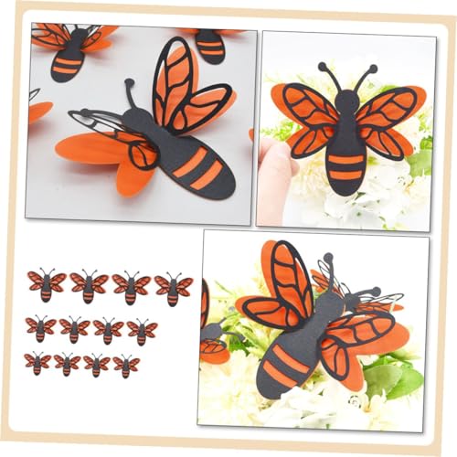 Set de 12 vinilos decorativos 3D de abejas Mobestech miniatura 7