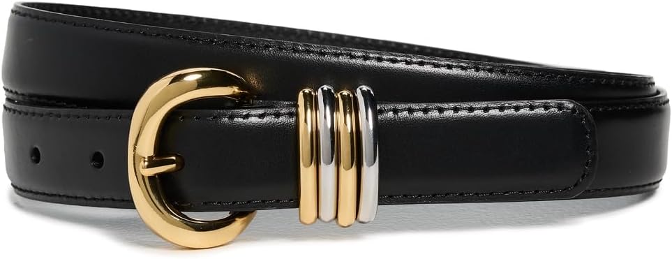 Women's Mixed Metal Keeper Belt