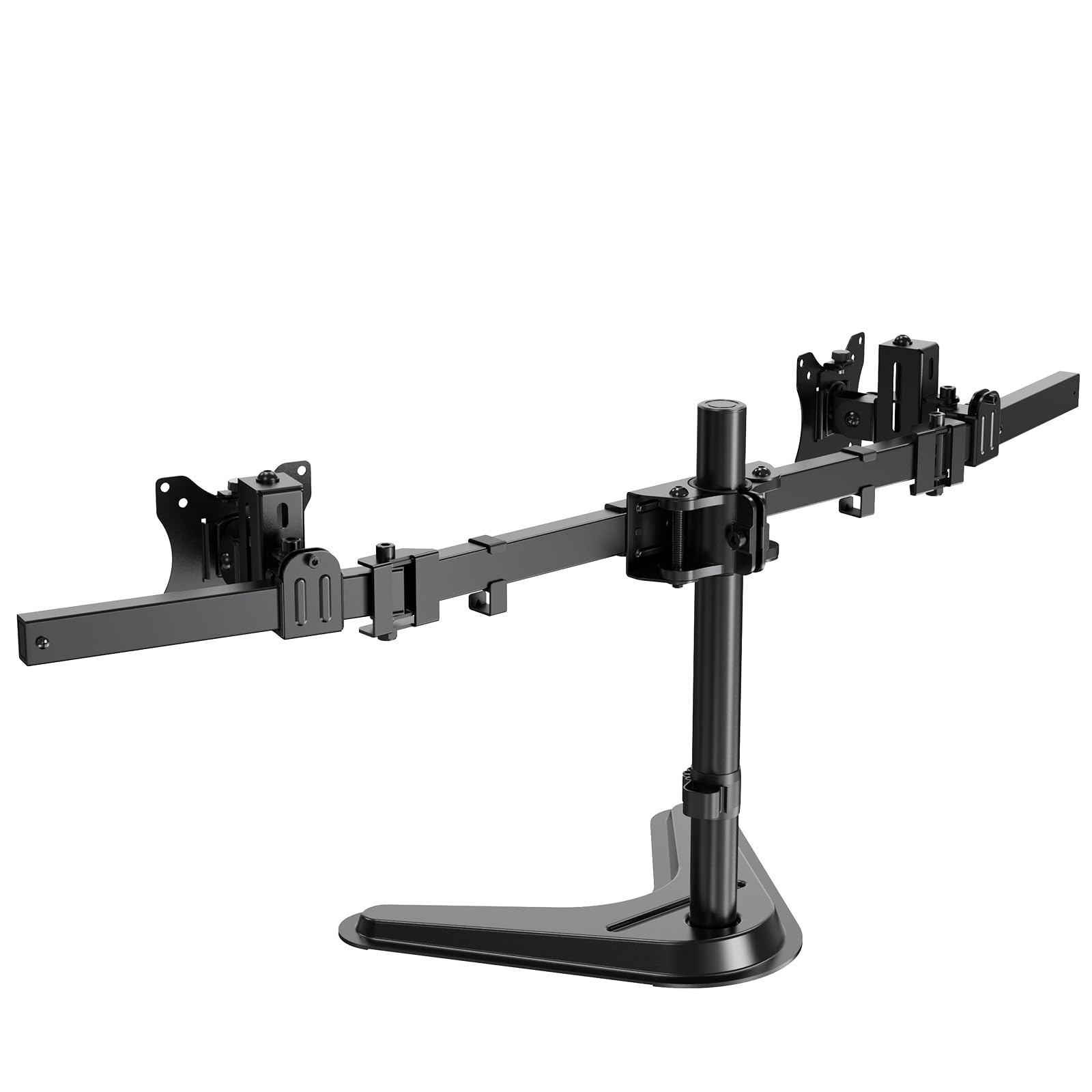 Supporto doppio per monitor da 17 a 40 pollici, autoportante, resistente