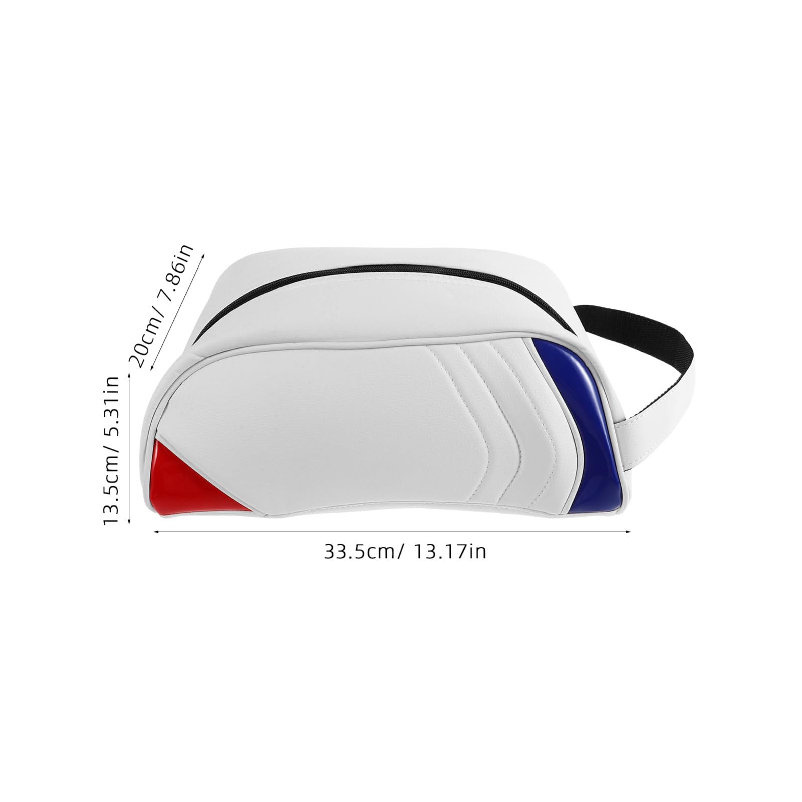 KOMBIUDA Golf Shoe Tote Bag Waterproof Sturdy Storage Pouch for Golf Shoes Zippered Outdoor Multi-purpose Accessory Bag