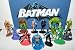 Batman Superhero and Villains Mini Toy Figure Set of 12 with Catwoman, Joker, Robin, Nightwing Etc