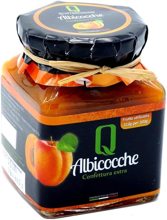 Quattrociocchi Confettura Extra di Albicocche Biologica - Quattrociocchi - 6 Vasi da 350 gr -