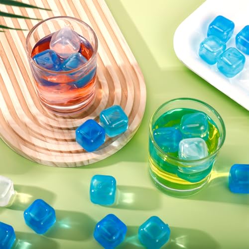 Cubos de hielo reutilizables, pack 60, azul y blanco miniatura 6