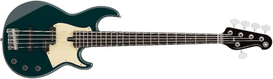 Amazon.com: Yamaha BB435 BB-Series 5-String Bass Guitar, Teal Blue