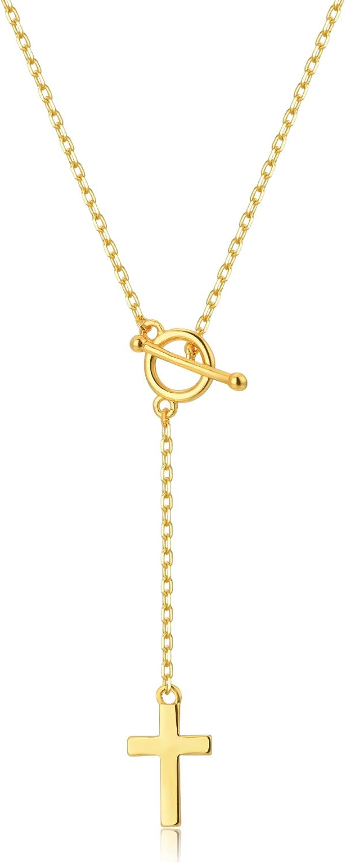 18k gold lariat necklace Clearance