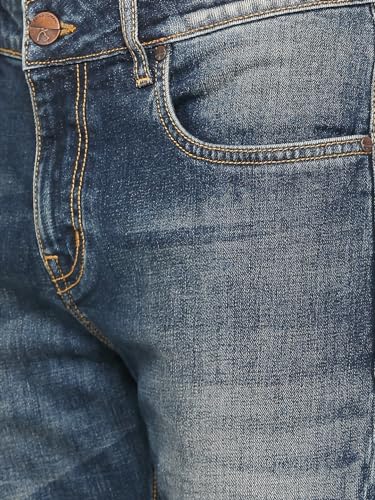 Image of Being Human Black Slim Straight Fit Men's Denims Clothing