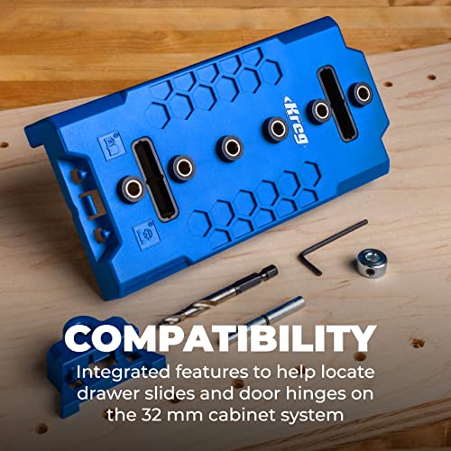 Kreg KMA3232 Shelf-Pin Jig 5 mm - Drilling Guide for Shelves - Shelf Pin Drilling Jig - Steel-Enforced Drill Guide - Woodworking Tools & Accessories 6 Kreg KMA3232 Shelf-Pin Jig 5 mm - Drilling Guide for Shelves - Shelf Pin Drilling Jig - Steel-Enforced Drill Guide - Woodworking Tools & Accessories - Image 6