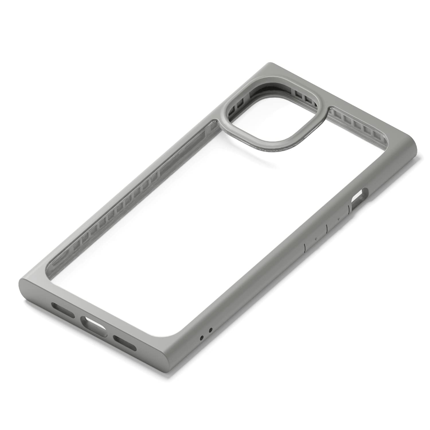 Amazon.co.jp: Premium Style iPhone 13用 ガラスタフケース スクエア