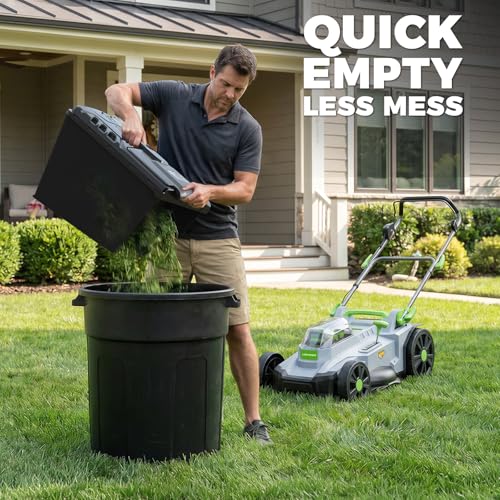 Image of 17 inch Cordless Lawn Mower, 40V Electric Lawnmower for Garden /Patio /Yard