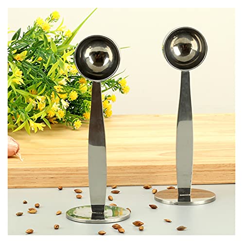 Draagbaar 201 Roestvrij staal Stand Koffiepoeder Meten Sabotage Lepel Roestvrij staal Koffie en thee Tools Koffietool… - Image 3