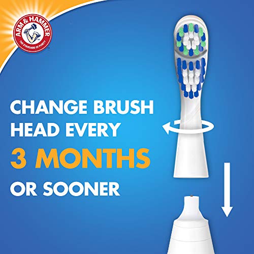 Arm & Hammer Spinbrush Pro Series, refil de cabeças de escova elétrica de substituição para escova d