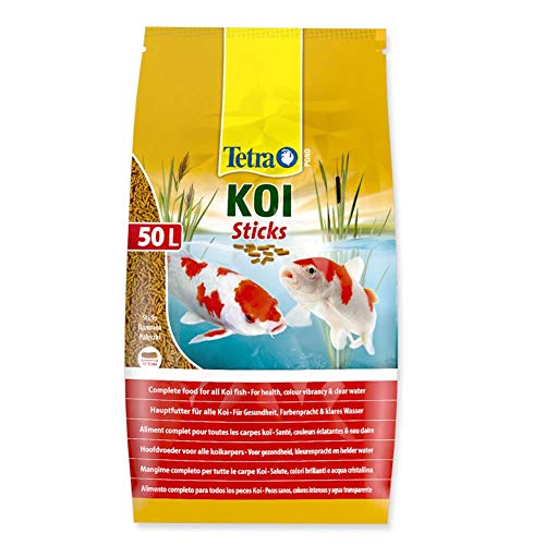 Pet's House 7.5kg 50 litre TETRA POND KOI STICKS FLOATING FISH FOOD DAILY SUMMER COLOUR DIET
