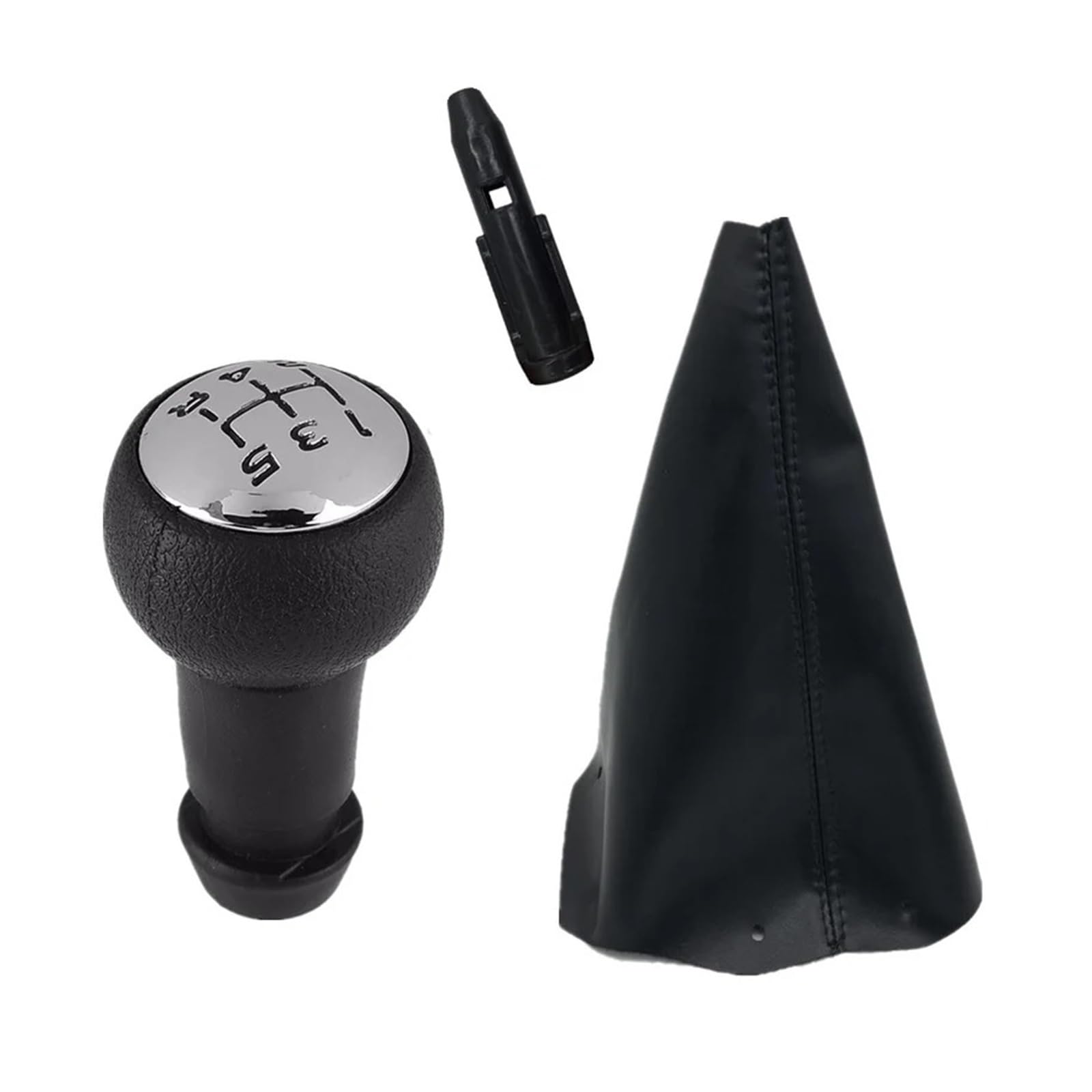 SAUANMNKTP Gearshift Knob for Triumph for Picasso for C4 Car Hand Speed Gear Shift Knob Shifter Leather Gaiter Boot(K0044)