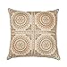 Handicraft Bazarr Medytacja poszewka na poduszkę haft Rangoli poszewka na poduszkę etniczna bawełna wyszukana poszewka na poduszkę Suzani poszewka na poduszkę dekoracja domu sofa poszewka na poduszkę 40 x 40 cm