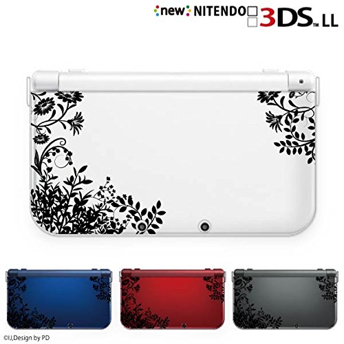 Amazon | new Nintendo 3DS LL 対応 カバー ケース ハード 草花