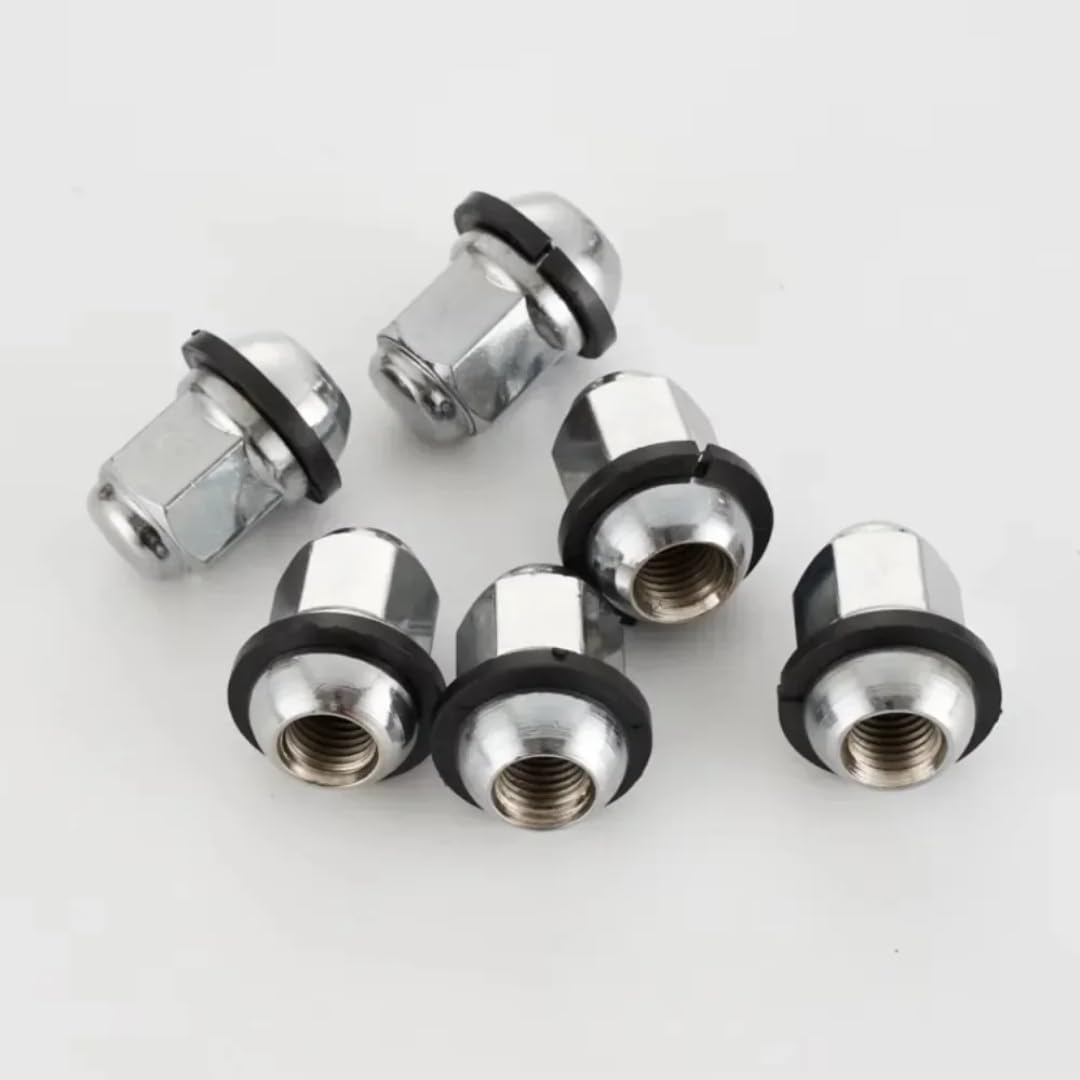 Nakrętki do Kół dla Honda Accord Odyssey Civic Fit CR-V, 20 szt. nakrętek kół M12x1,5, sześciokątnych, 19 mm, z pierścieniem żelaznym, grubość 35 mm
