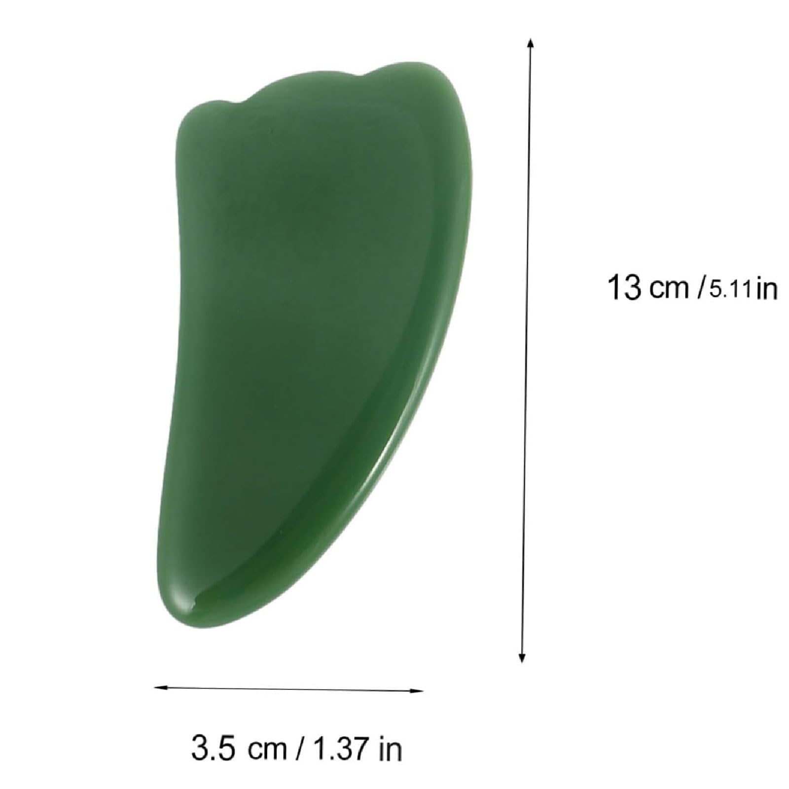 esmen Piedras de Masaje 4 Piezas de Tabla de raspado de Jade, Tabla de raspado de elevación Facial, Placa de raspado para Cara, Ojos, Cuello, Alivia líneas Finas y Arrugas guasha Facia