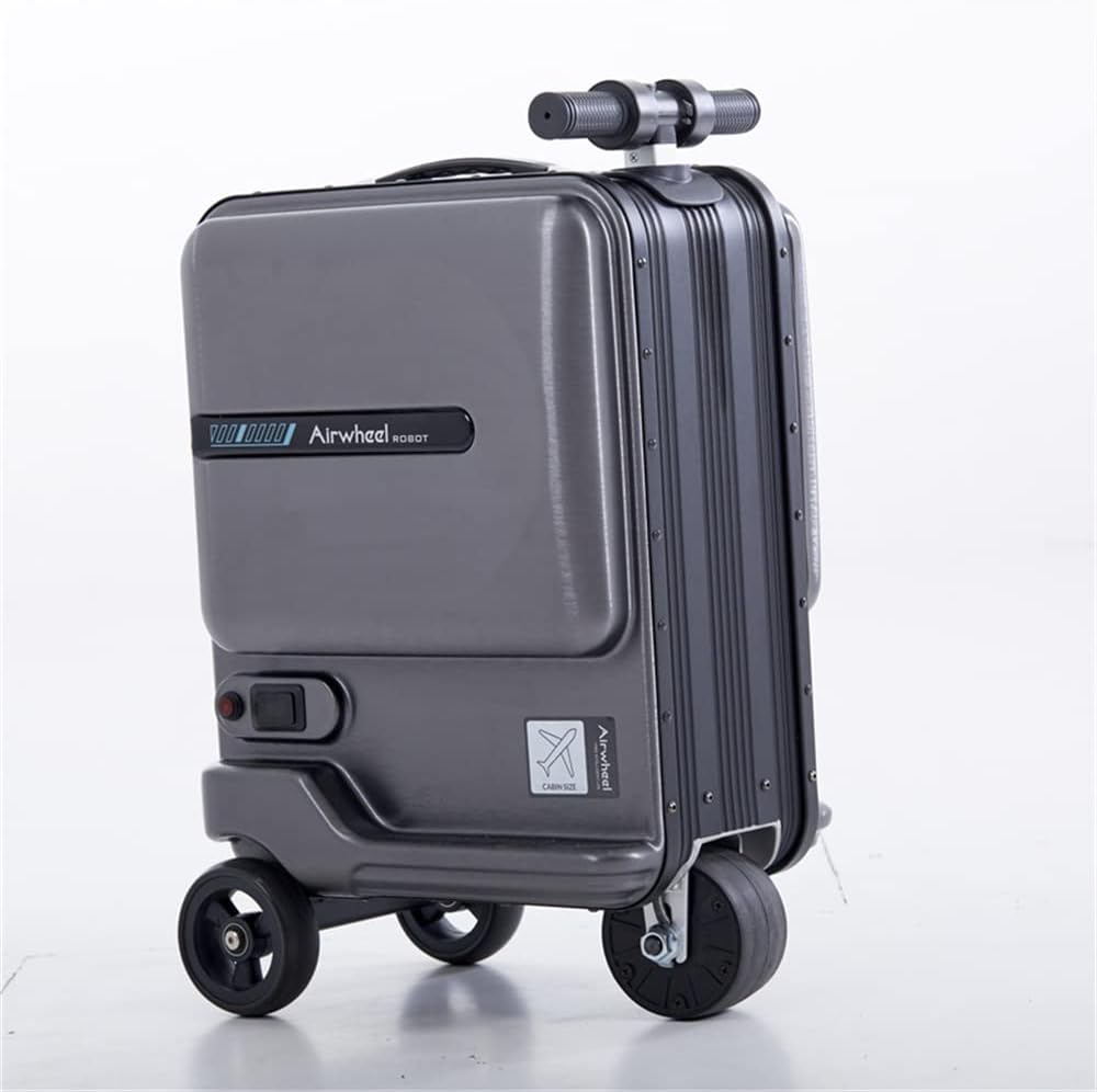 Review SXMA 20 Inch Electrical Riding On Suitcases Carbin Bags Luggage