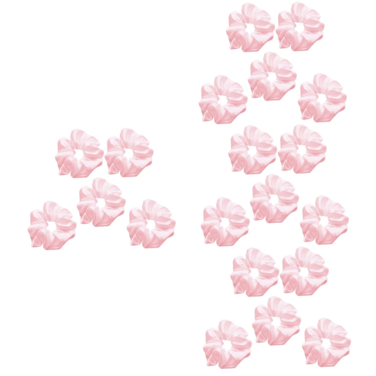 Healeved 20piezas Lazos De Satén Para Mujer Scrunchies De Seda Coleteros Suaves y Elásticos Para Fiesta y Uso Diario Accesorios De Moda