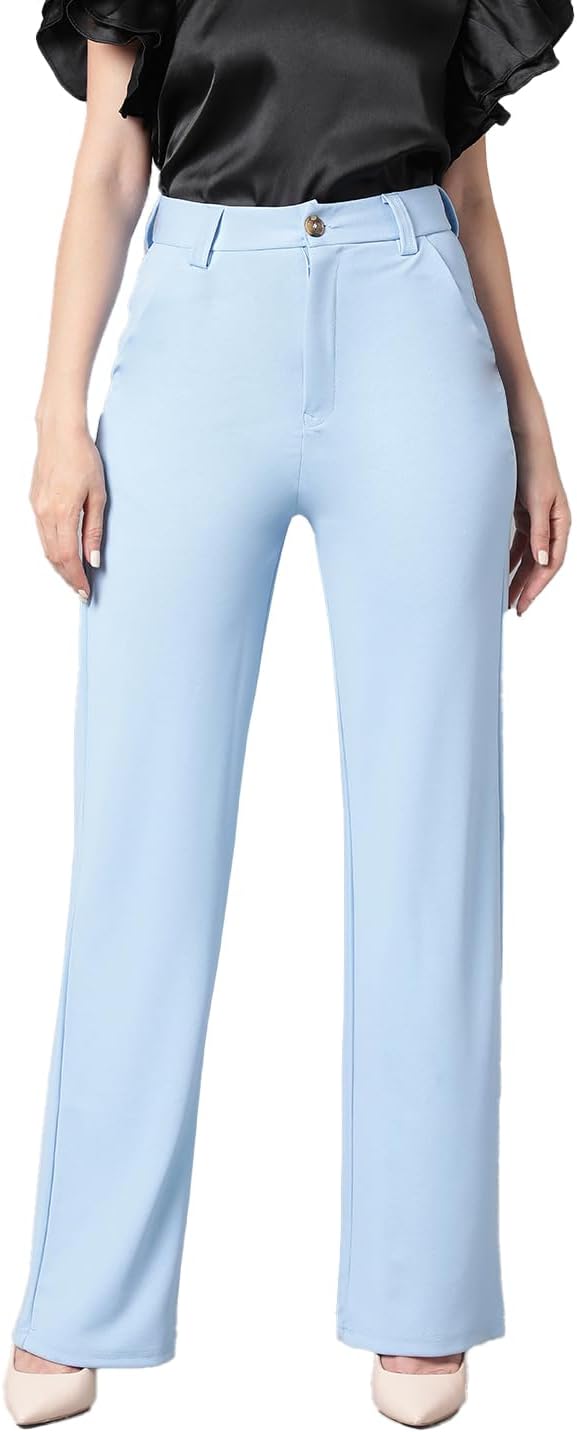 KOTTY Women's Work Ready Smart Pleated Pants