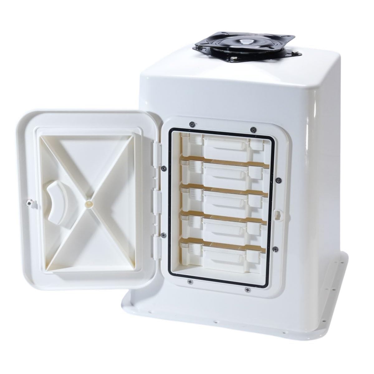 asi fishing seat box for sale Oceansouth Boat Boxes with 5 Shelves & Tackle Boxes (Height 20