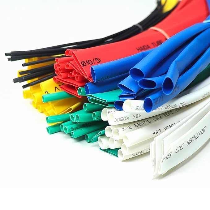 SP Electron Assorted Polyolefin Heat Shrink Tube (1mm to 12mm) for Wire Insulation, Cable Sleeves Wrap, Charging Cable Repair Sleeves Multicolour (Pack of 100) (B0D2S1Y2YG) Amazon Price History, Amazon Price Tracker