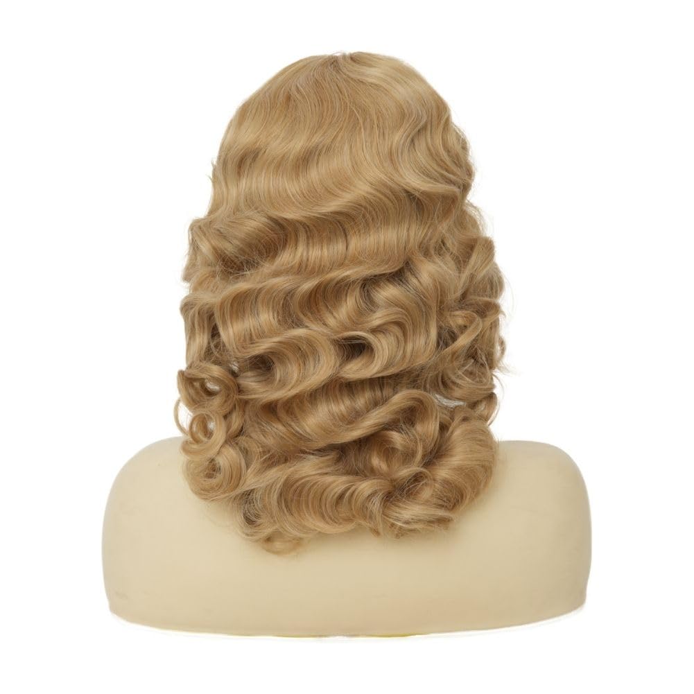 Amazon.com : Amnenl Blonde Finger Wave Wigs for Women 1920s  display picture 1