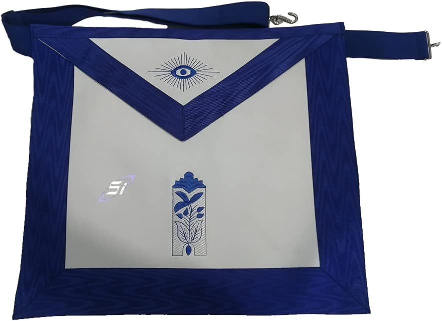 Masonic regalia blue lodge officer apron Junior warden,14x16