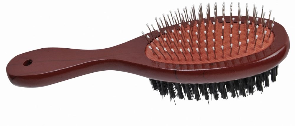 Spazzola ergonomica per coda criniera cavallo