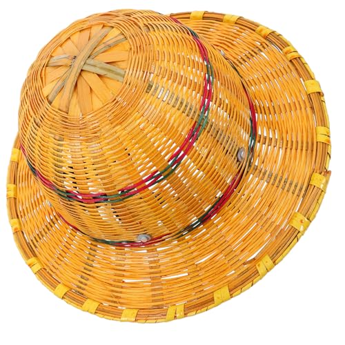 Chapeau de sécurité bambou aéré à visière large contre les UV
