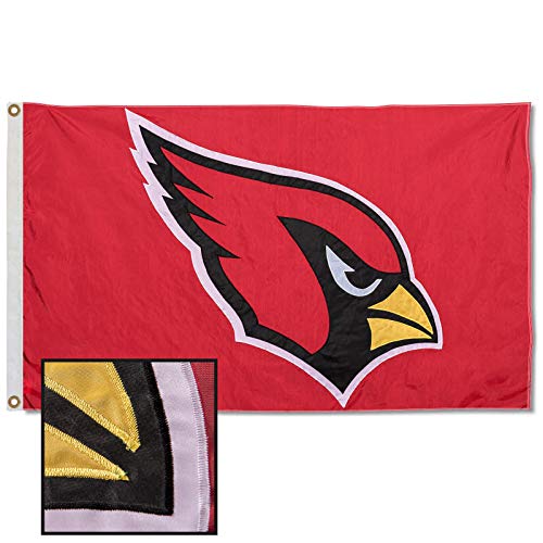 Drapeau Arizona Cardinals haut de gamme nylon brodé finitions luxe