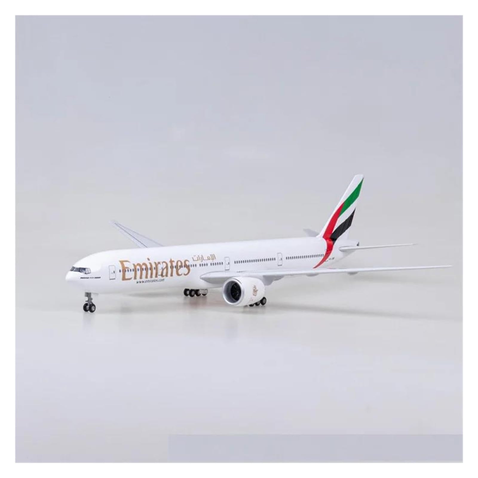 Diecast Airplane Toys Scala 1/157 per Aereo B777 Modello degli Emirati Arabi Uniti Modello di Aereo in Resina Modello di Aeroplano Costruzione di Modelli di aeroplani Decorazione Modello di