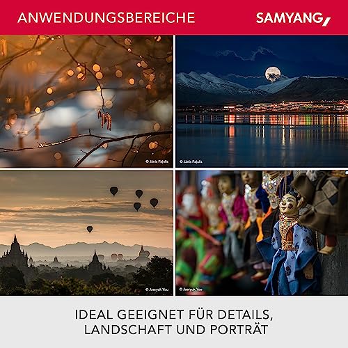 Samyang 7492 135mm F2.0 für Nikon F – Vollformat und APS-C Teleobjektiv Festbrennweite für Nikon F Kameras, manueller Fokus, für Nikon D6, D5, D780, D850, D3500, D5600, D7500, D500 – Bild 5